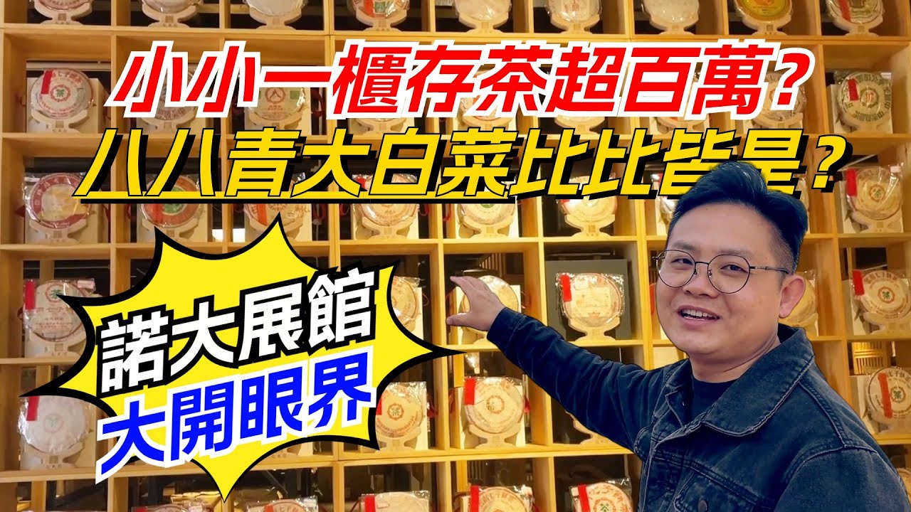小小一櫃存茶超百萬？八八青大白菜比比皆是？諾大展館大開眼界！购茶请加微信/赖line：HDLG003 #普洱茶#古树茶#老班章#古树茶#茶#茶叶#茶葉#古樹茶 #普洱茶wechat #tea