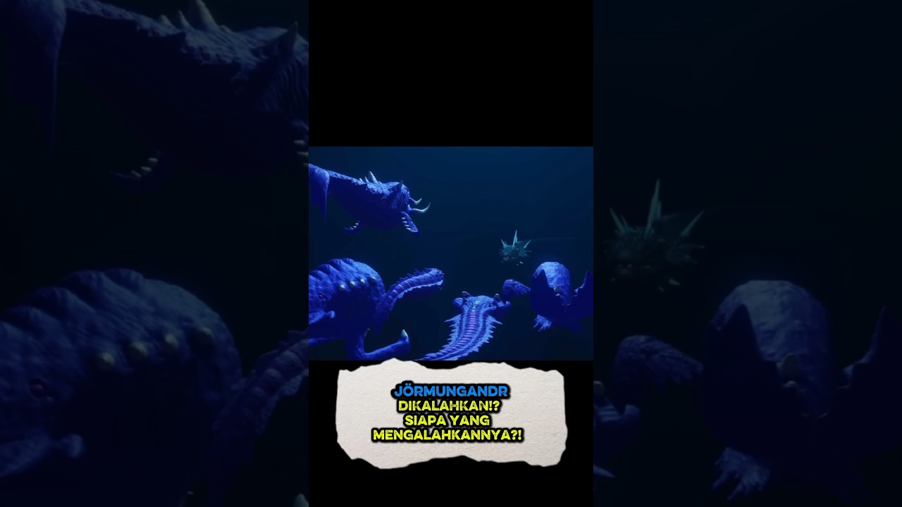 J&Ouml;RMUNGANDR KALAH!? Pertarungan Laut vs Space Monster Dimulai! #feedshorts #jormungandr
