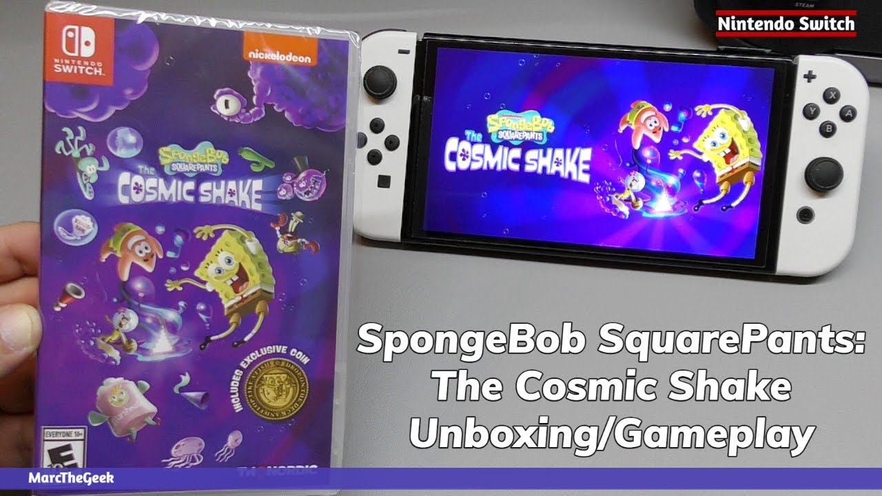 SpongeBob SquarePants: The Cosmic Shake Unboxing/Gameplay