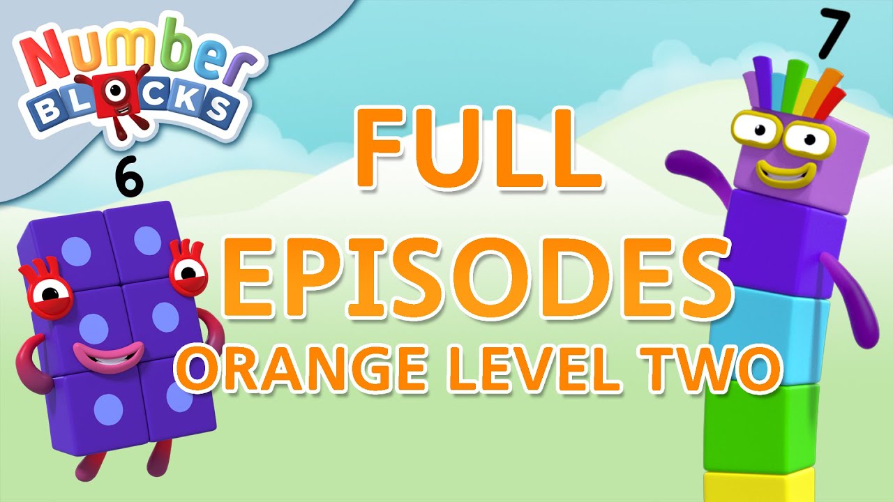 @Numberblocks- Orange Level Two | Full Episodes 1-3 | #HomeSchooling | Learn to Count #WithMe