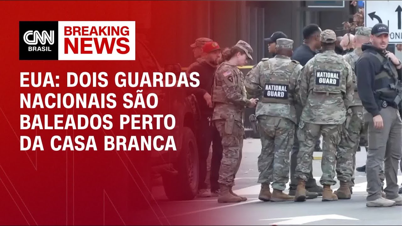 Dois agentes da Guarda Nacional dos EUA s&atilde;o baleados perto da Casa Branca | CNN 360&ordm;