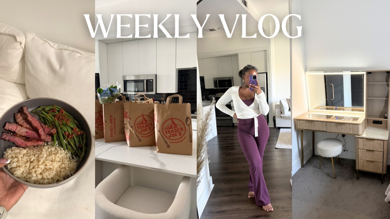 VLOG | New Vanity, Trader Joe&rsquo;s Haul & Living Alone in Atlanta