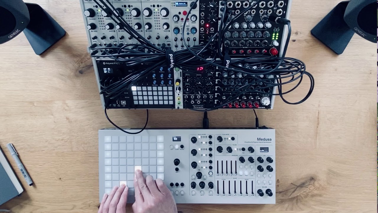 Polyend Poly 2 + Medusa Synth MPE capabilities