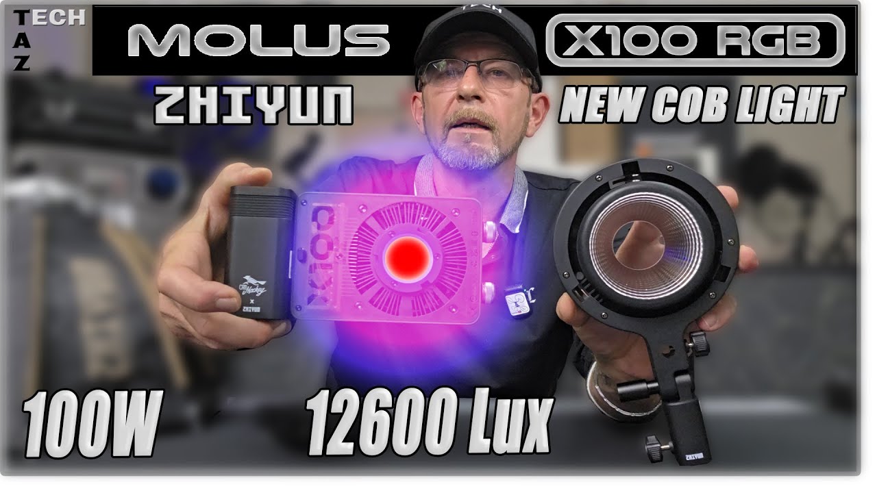 Zhiyun MOLLUS X100 RGB, Petite & Puissante, 100W  / 12&nbsp;600 lux au creux de la main !