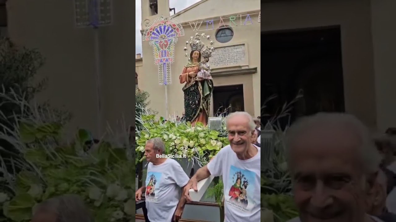 Portiamo in processione la Madonna Maria  SS delle Grazie a Terme Vigliatore