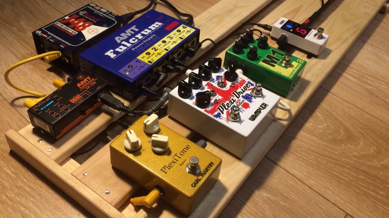 Carl Martin PlexiTone (High Gain), Wampler Plexi Drive Deluxe, AMT M1