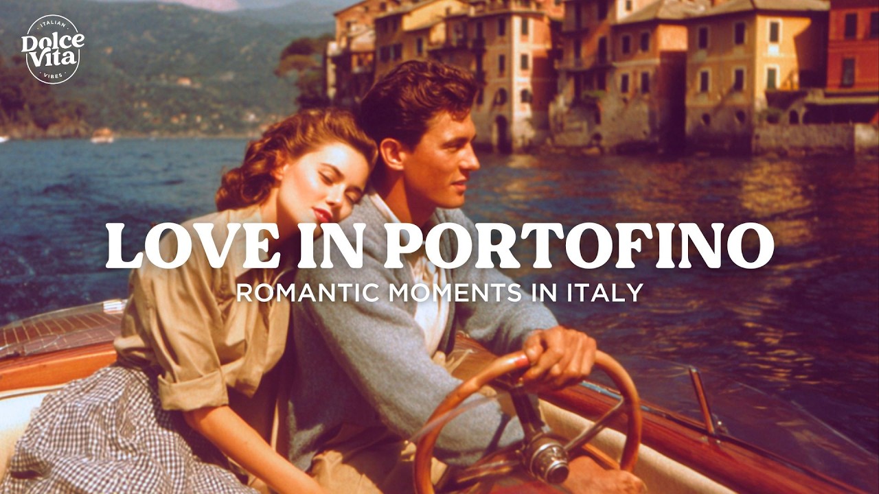 Love in Portofino 💘 Classic Italian Love Songs & 1950s Romance | Ambience for Romantic Moments
