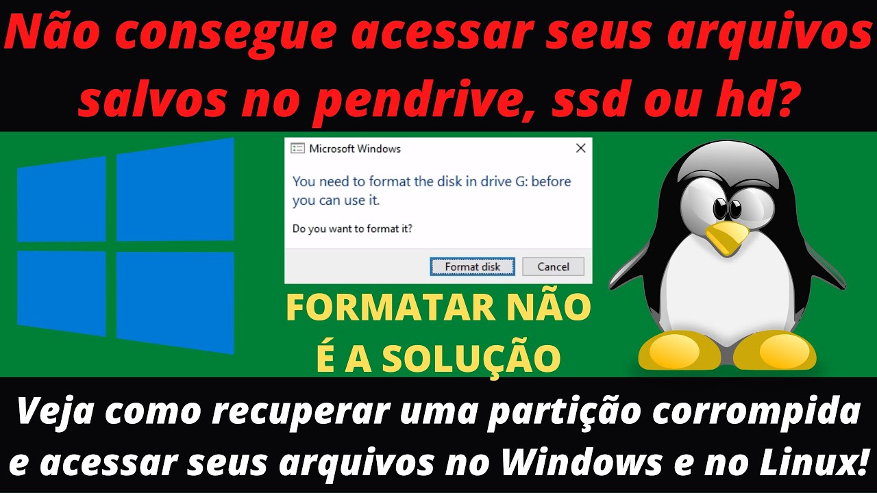 Recupere seus arquivos de uma partição corrompida. Windows/Linux com TestDisk e DiskGenius.
