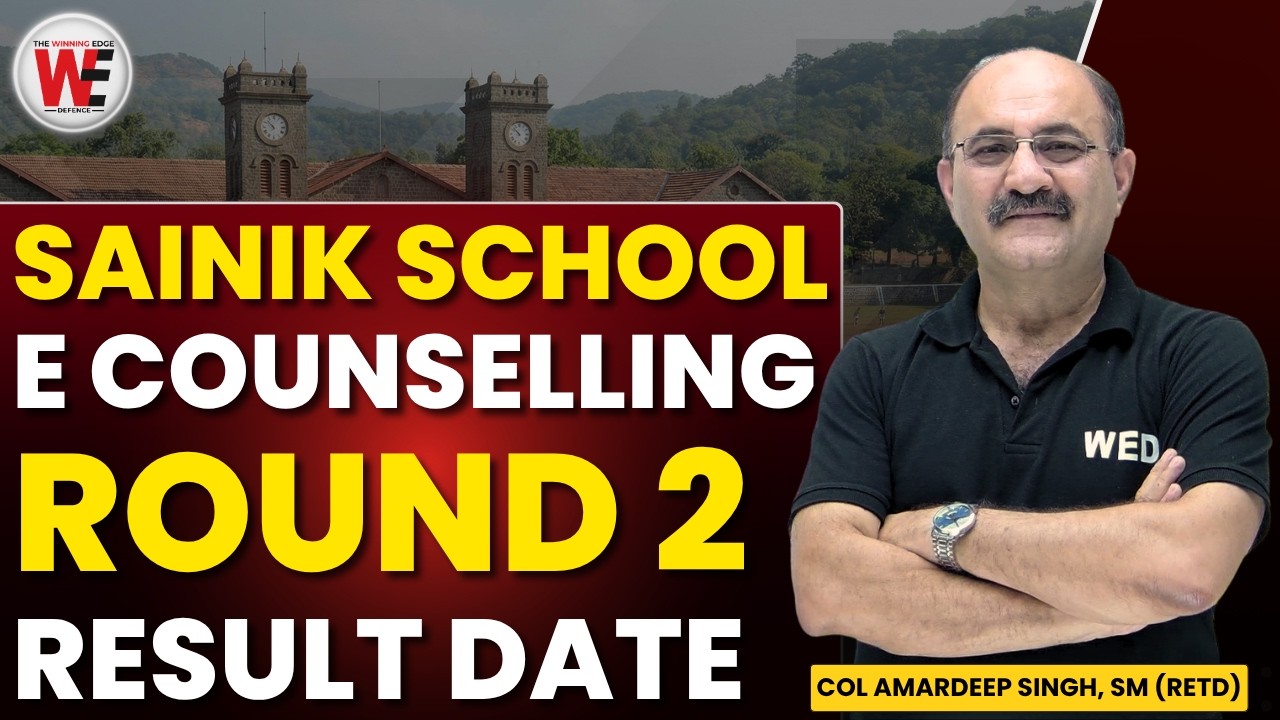 Sainik School Round 2 Result Date & E-Counseling Strategy | NSS Warning 2026