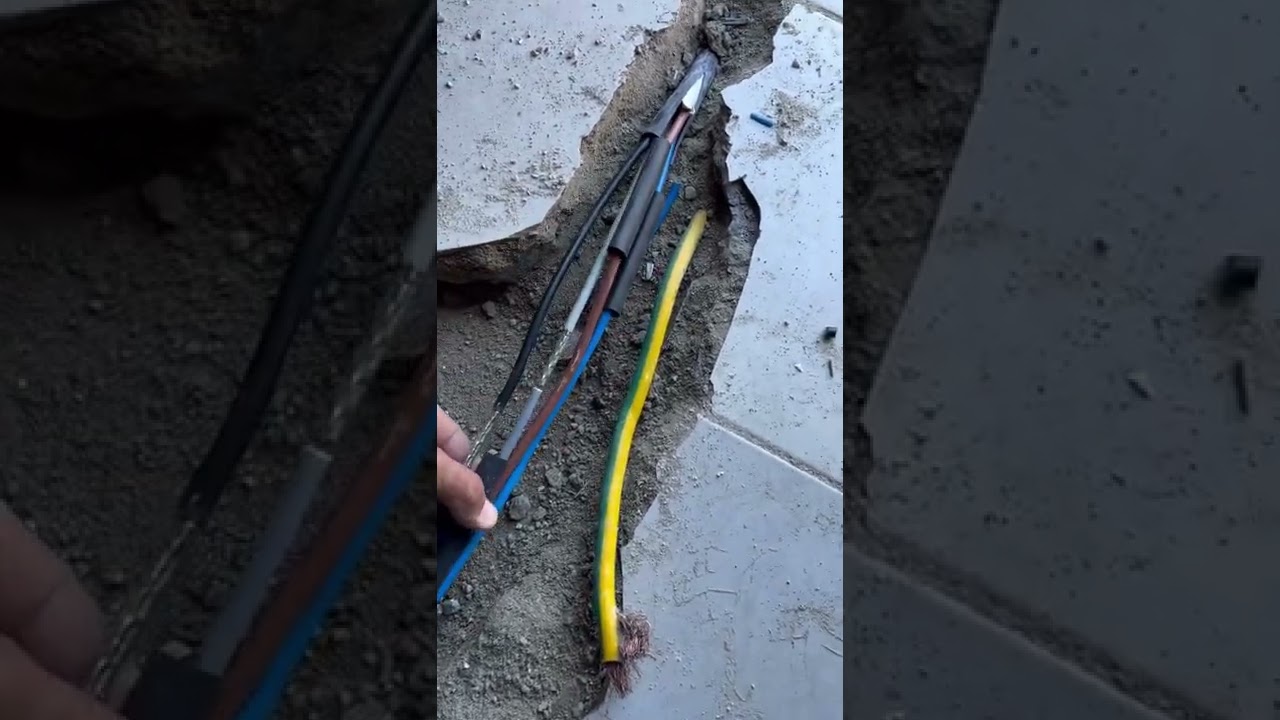 Nyy yeraltı enerji kablosu patlağı onarımı