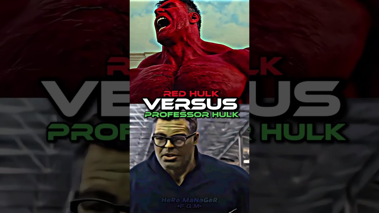 Red Hulk VS All Hulks Versions | Battle #redhulk