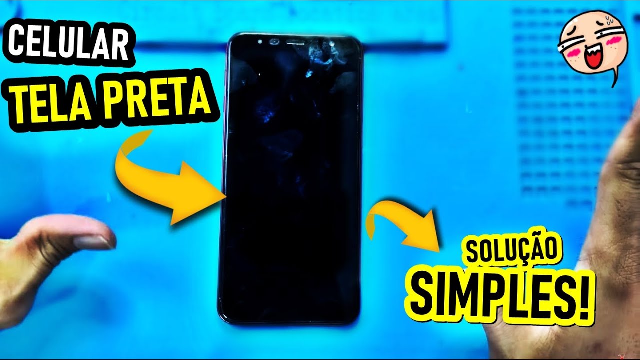 Celular com TELA PRETA? Veja como resolver! 4 soluções Simples