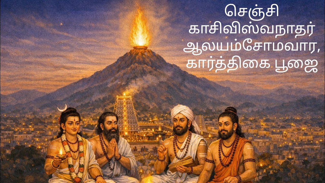 செஞ்சி காசி விஸ்வநாதர் ஆலயம் (23-02-26) #சோமவார #கார்த்திகை பூஜை 
