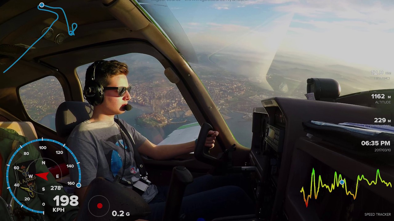 Landing RWY10 | La Morgal | 4K