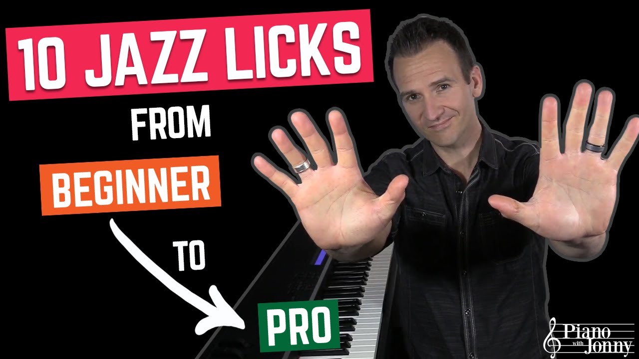 10 Jazz Licks From Beginner to Pro ✅