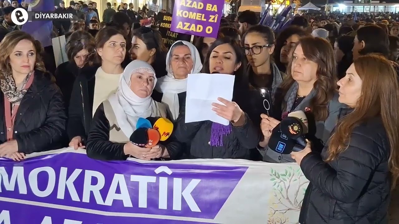 Kadınlar Diyarbakır’dan seslendi: Şiddetsiz, özgür bir yaşam istiyoruz