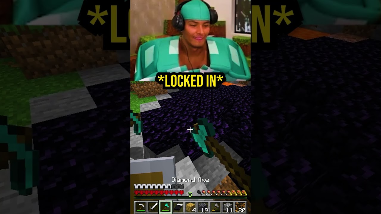 Lacy Catches Marlon Mining With A Diamond Axe.. 😂