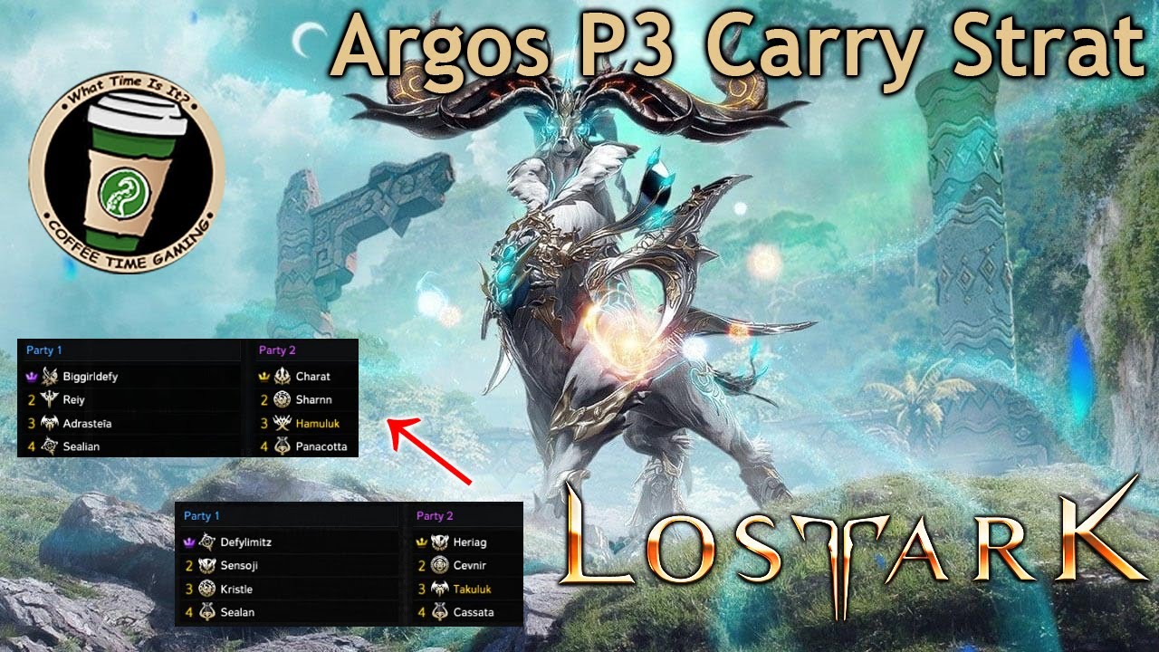 Argos 4 Players Carry Strat for Extra Weekly 2K Gold - Coffeetime Guild Lost Ark
