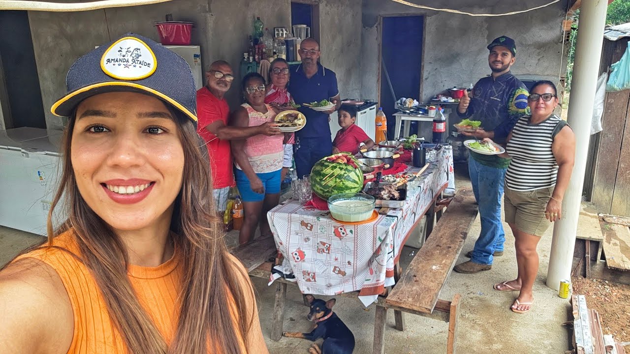 NOSSO PRIMEIRO NATAL EM FAM&Iacute;LIA NA NOSSA FAZENDA 🙌 @XINGURUSTICO . Muita fartura na mesa