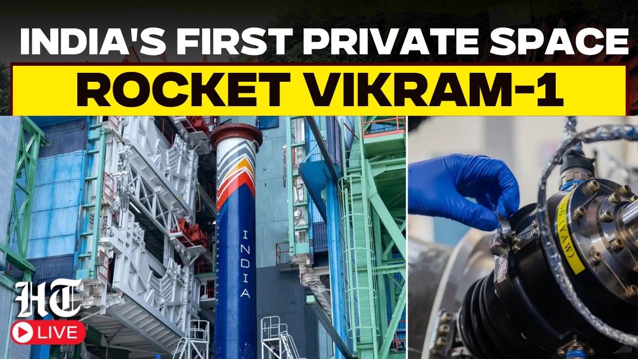 Skyroot Vikram-1 Launch LIVE | Mission Aagaman | India's First Private Orbital Rocket Launch