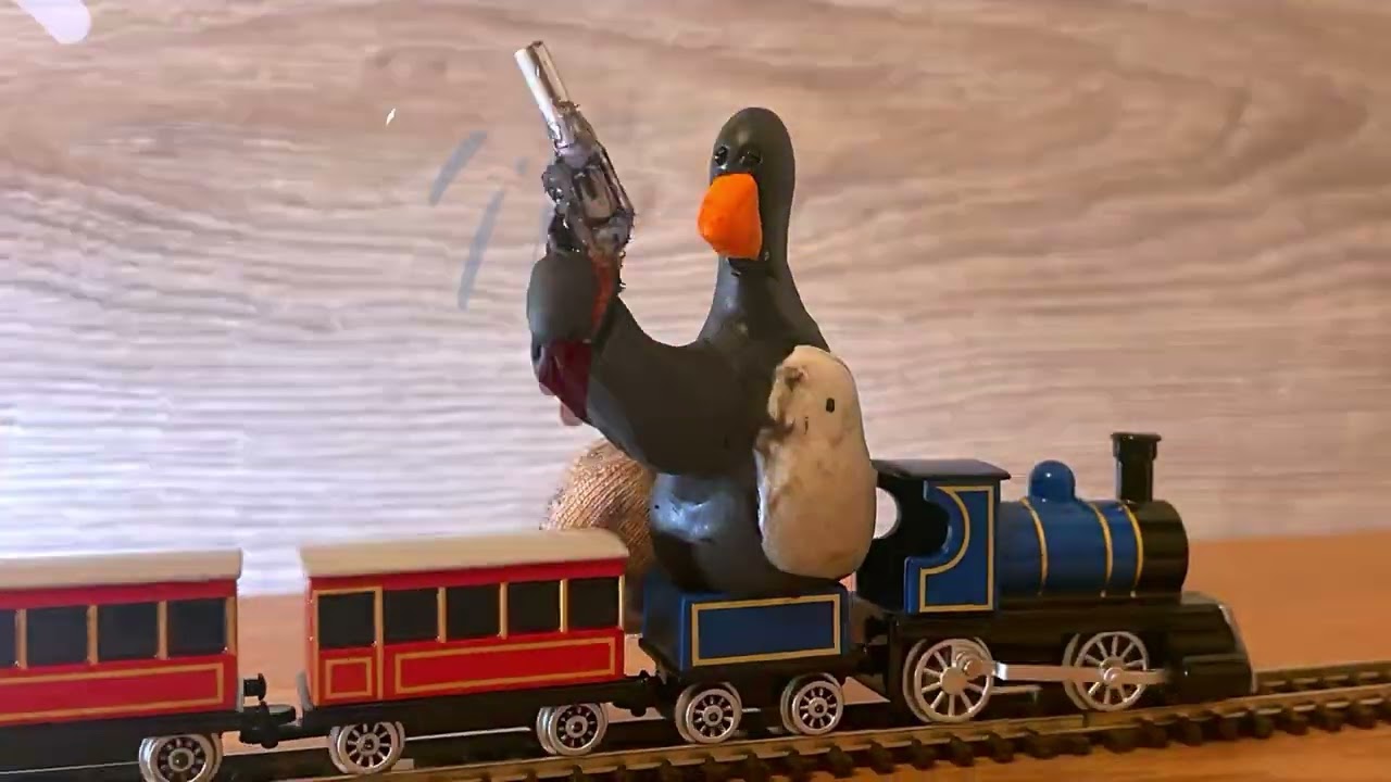 Wallace and Gromit train Chace recreation