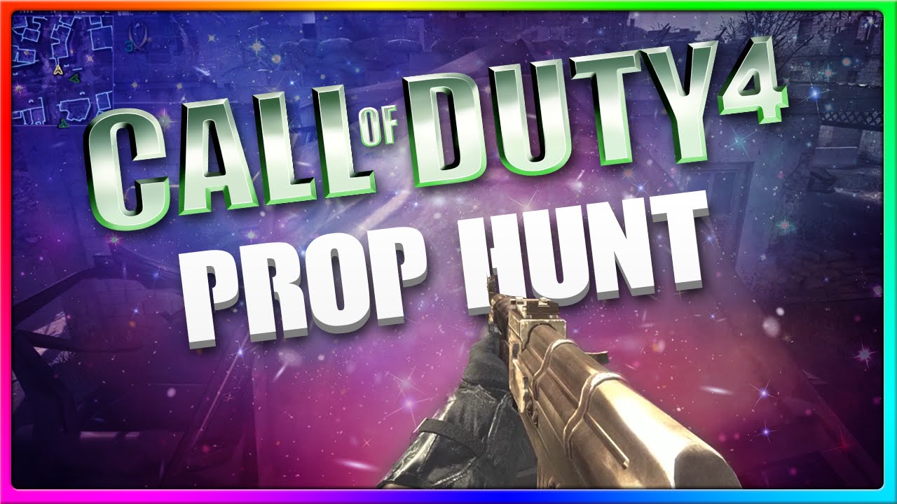 Call of Duty 4 Prop Hunt - Deluxe is BLIND, ShadowBeatz Finds his Brother, and other Funny Moments!