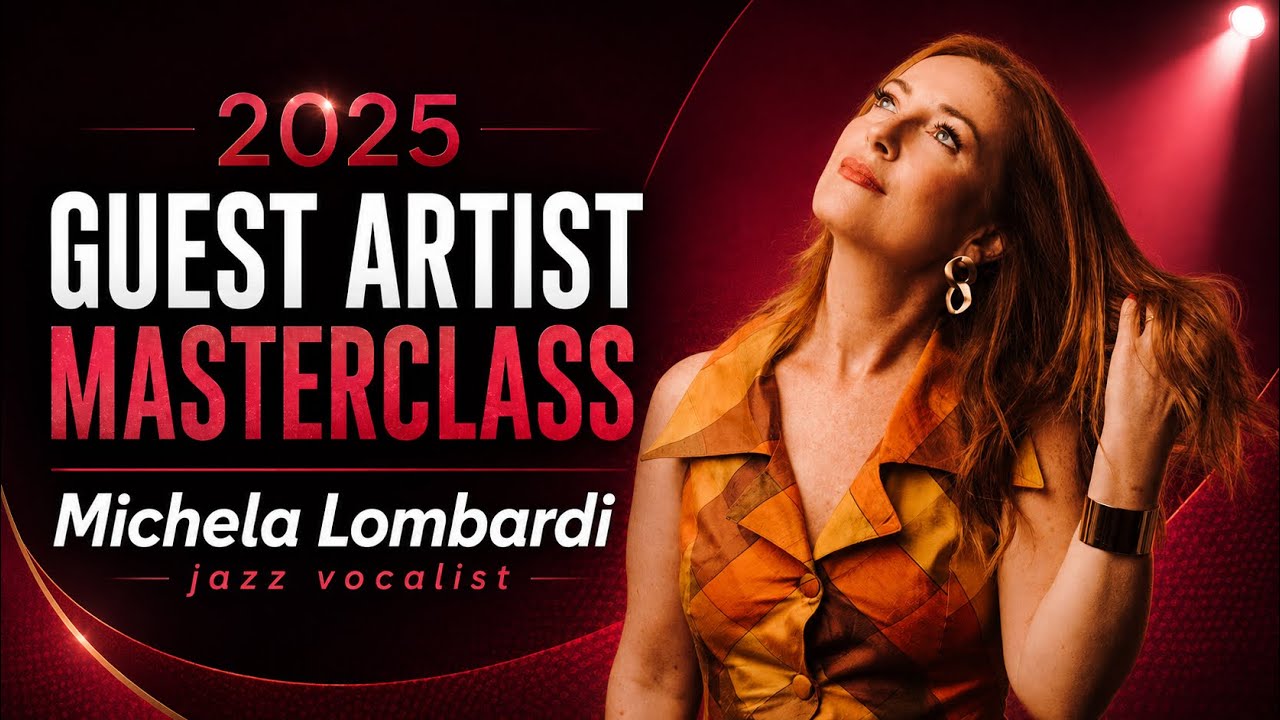 2025 Italy Guest Artist Masterclass - Michela Lombardi, Jazz Vocalist