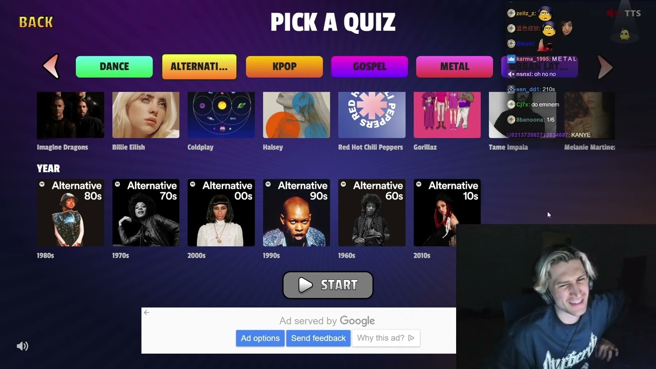 xQc Plays SONG TRIVIA with Friends!