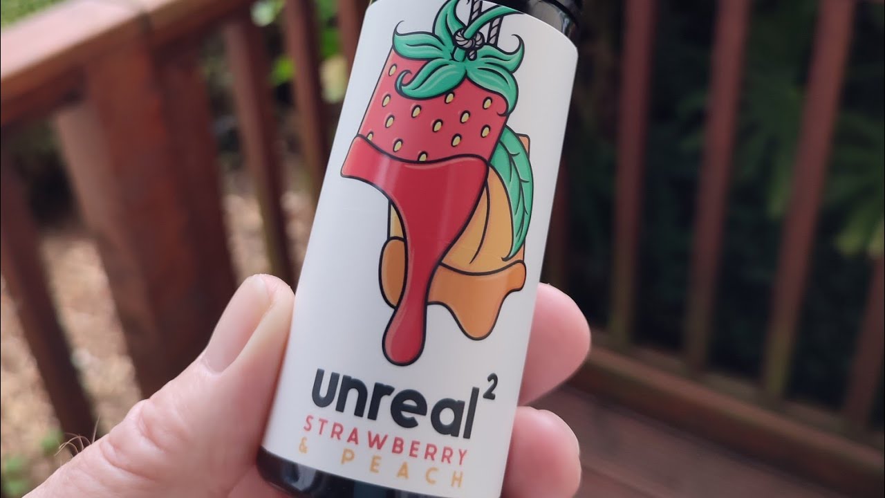 Dispergo Vaping, Unreal 2, Strawberry 🍓 & Peach 🍑 70/30 vg pg 😋