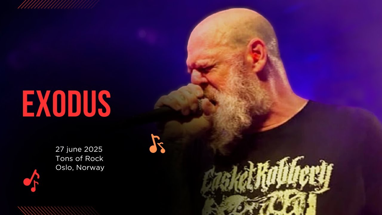 Exodus. Концерт на фестивале Tons of Rock, Норвегия. 27 июня 2025