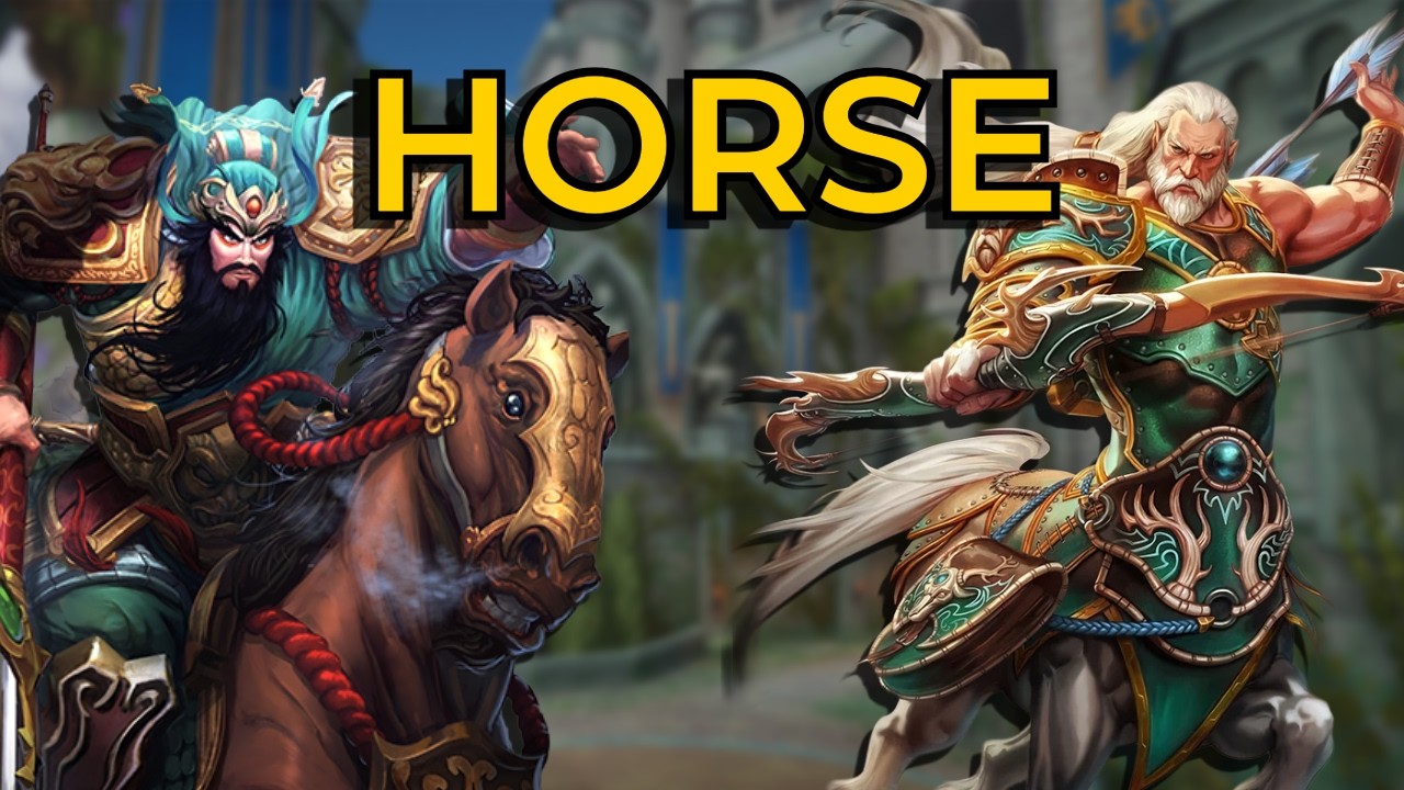 We used ONLY HORSES in Smite 2