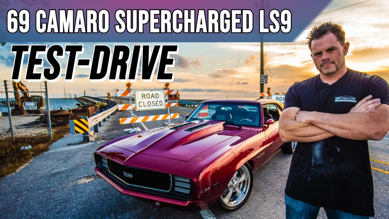 69 Camaro Supercharged LS9 Test Drive
