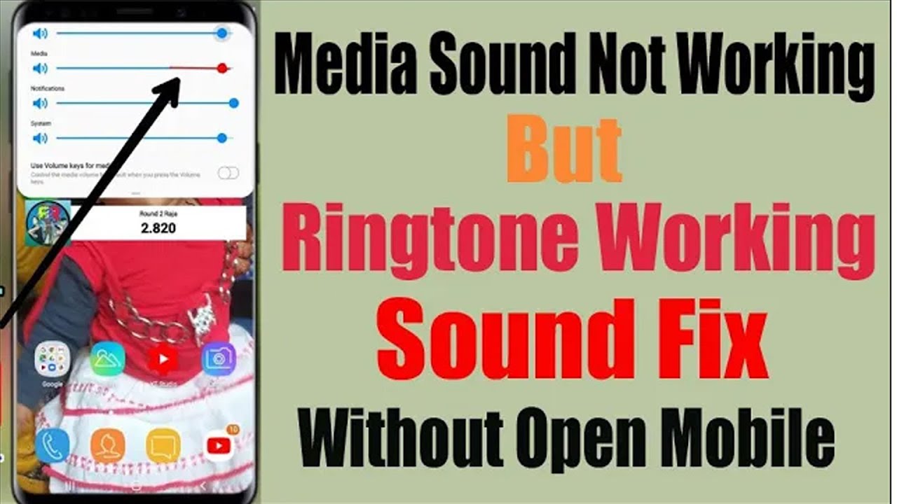 Media Sound Not Working In Samsung  || No Audio No Sound But Ringtone Working || Sound Not Working |