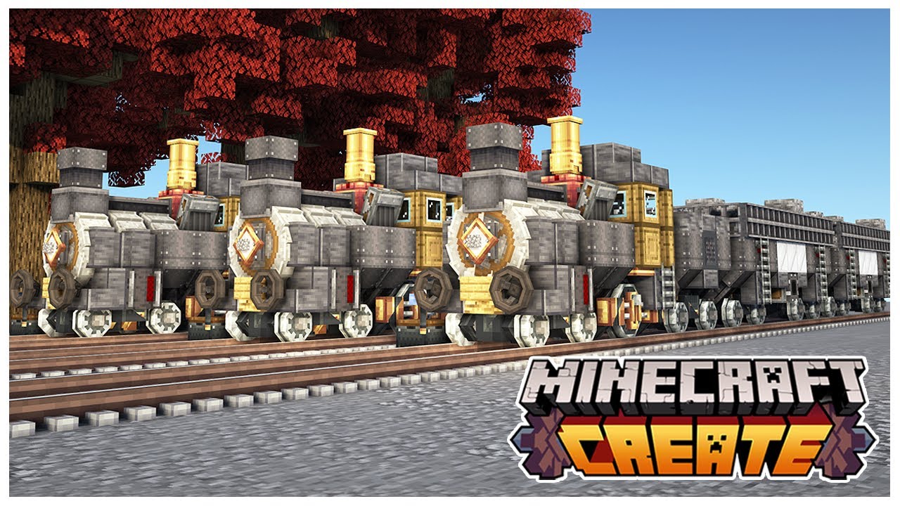 RAILROAD TYCOON! - MINECRAFT CREATE MOD: EP4