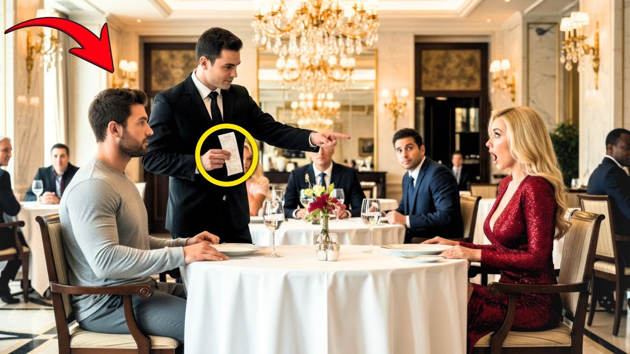 Blind Date Laughed at My Clothes — Then Froze When the Host Said, “Your table is paid … by him.