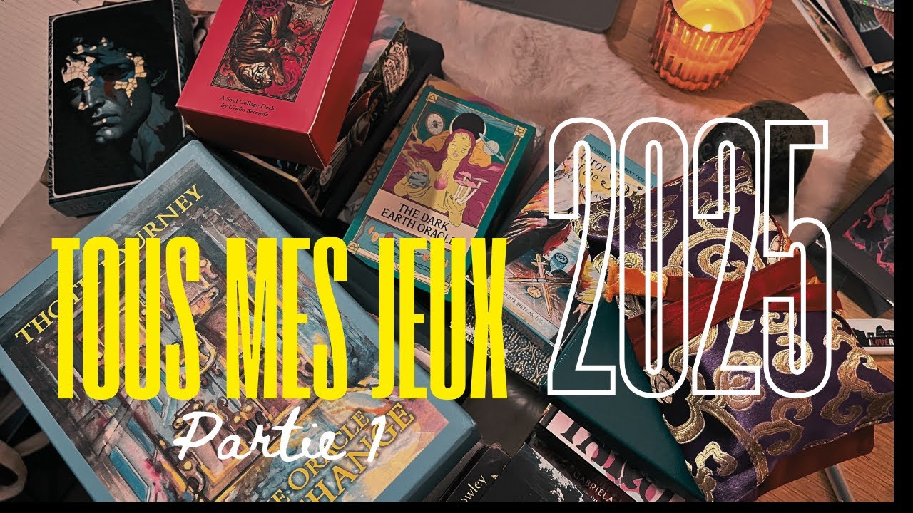 Tous mes achats Tarots & Oracles en 2025 - part 1 💝😅 #allmydecks2025