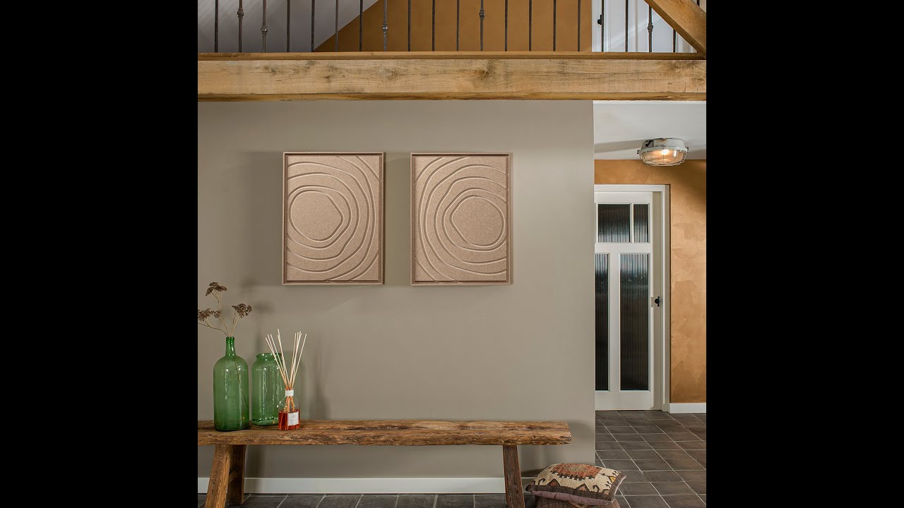 FeltArt Acoustic Wall Art | Aura | Pale Sand (Beige) | Size M