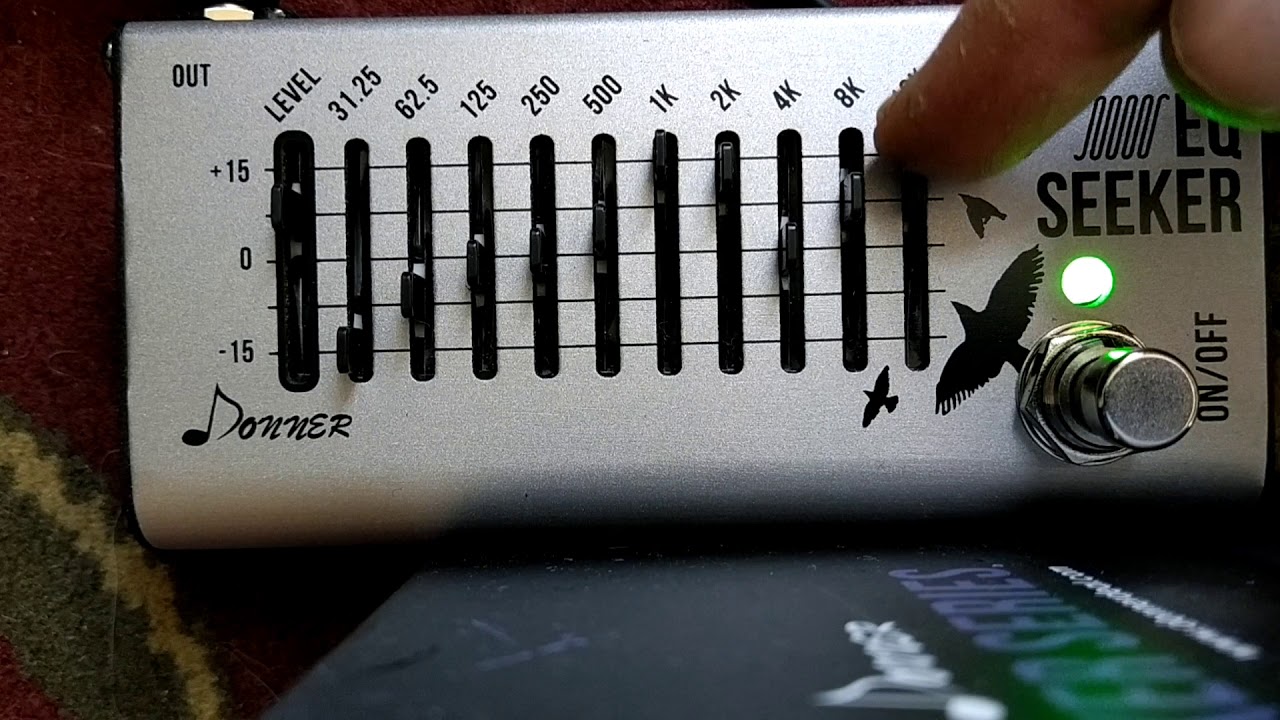 Donner Seeker EQ Pedal Demo - No Talking