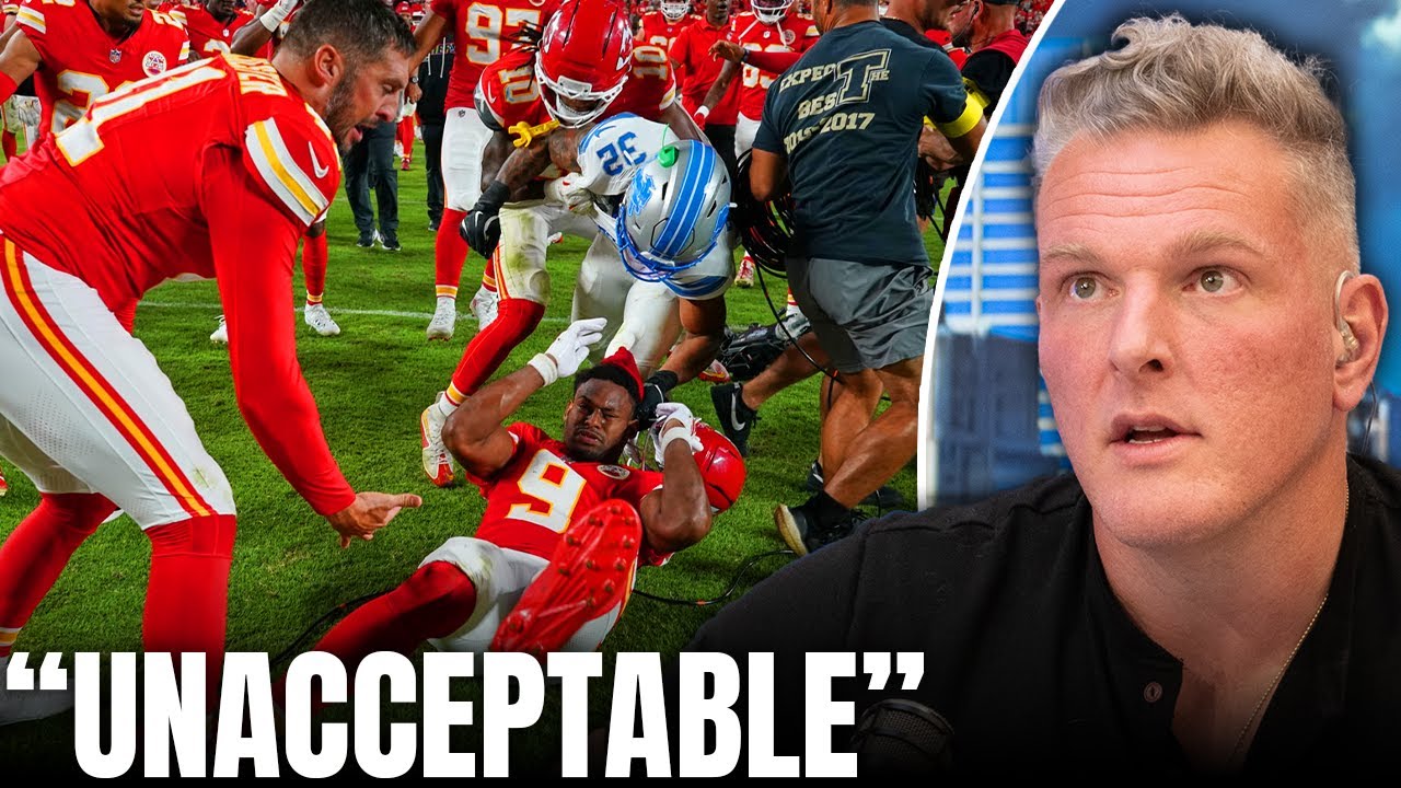 The Lions / Chiefs Postgame Fight Was Absolutely Insane... | Pat McAfee Show