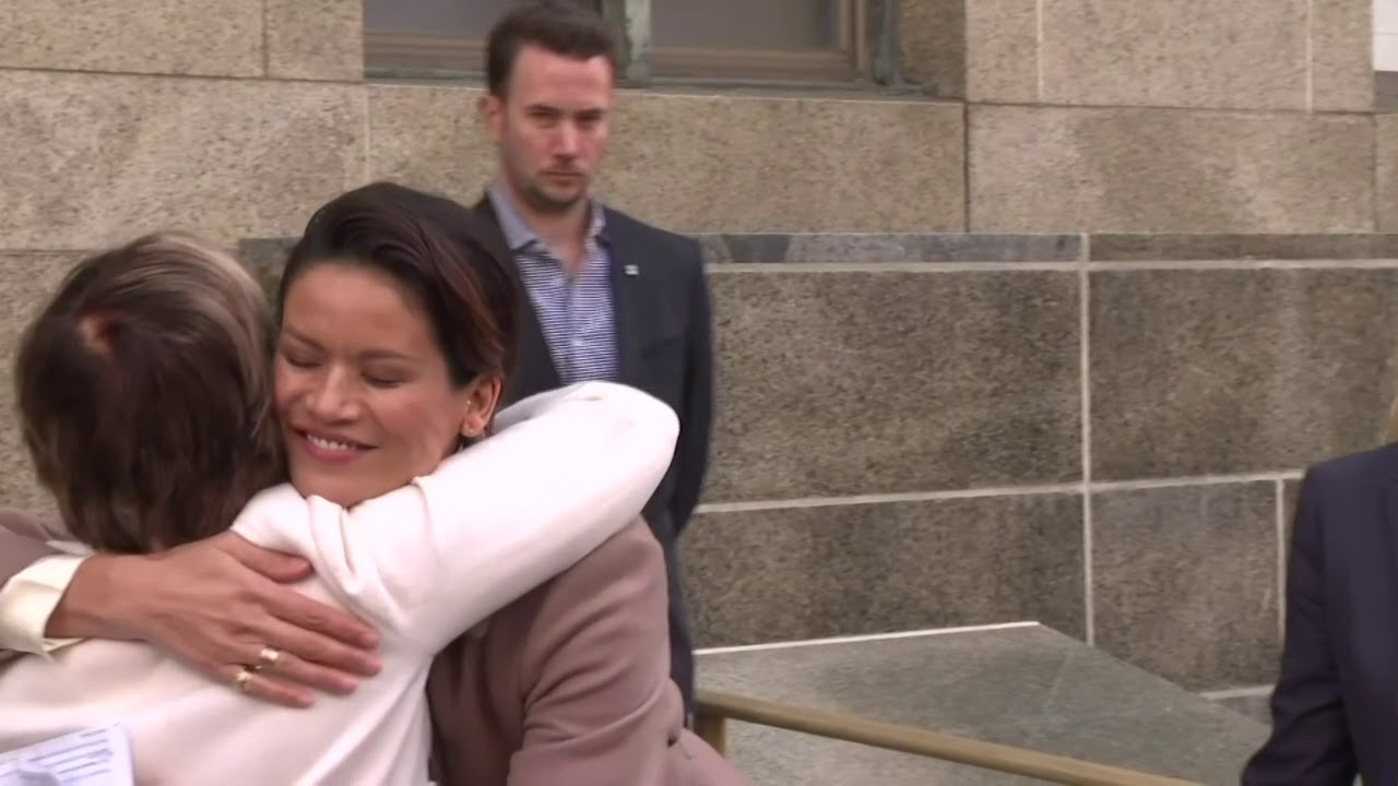 Reactions outside court after Harvey Weinstein is jailed for 23 years