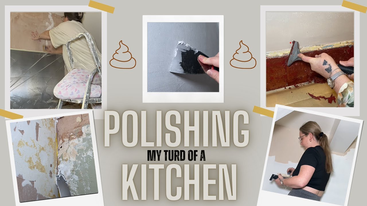 POLISHING my turd of a KITCHEN in my COUNCIL HOUSE (Part 1 to 15)