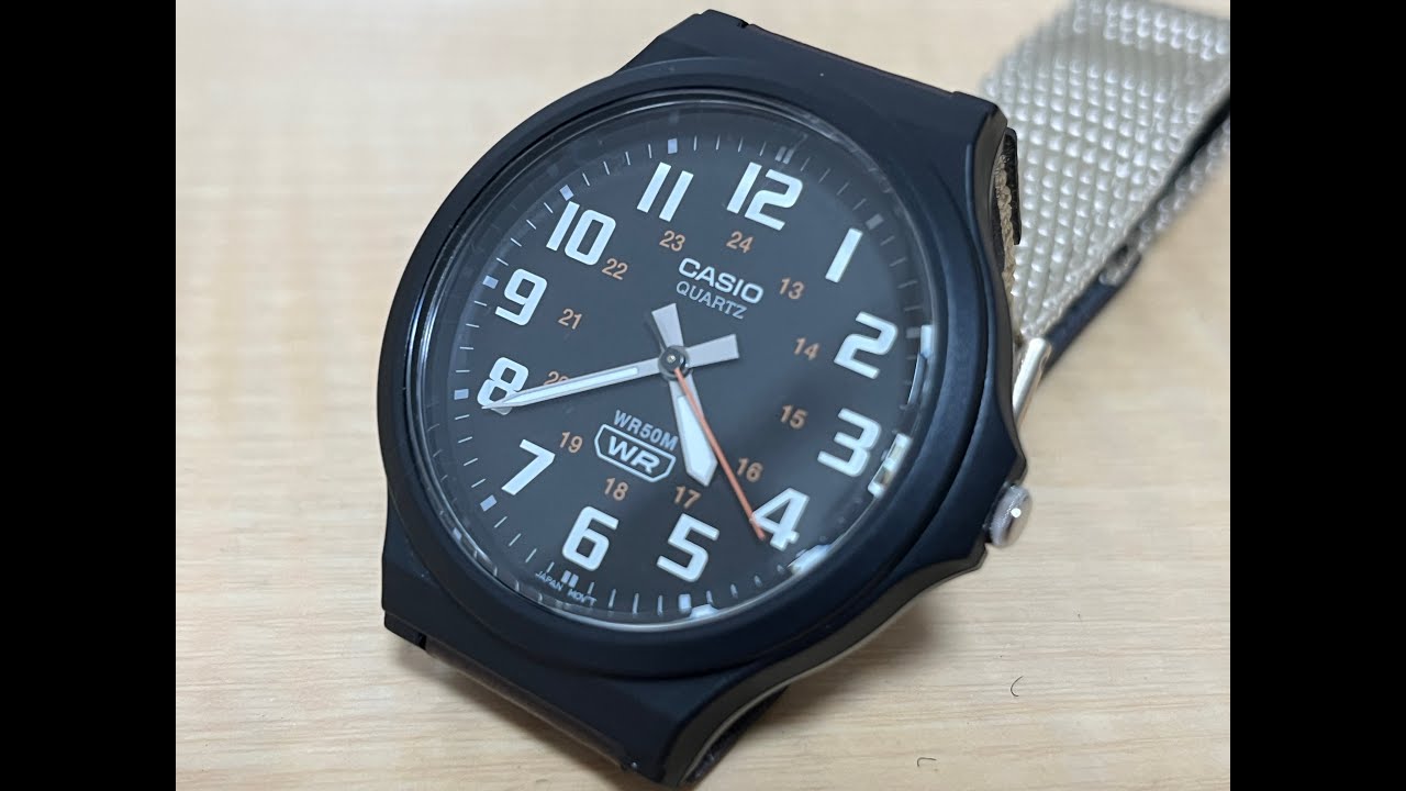 【カシオ(CASIO)スタンダードMW 240Bレビュー】おすすめチープカシオ The recommended watch