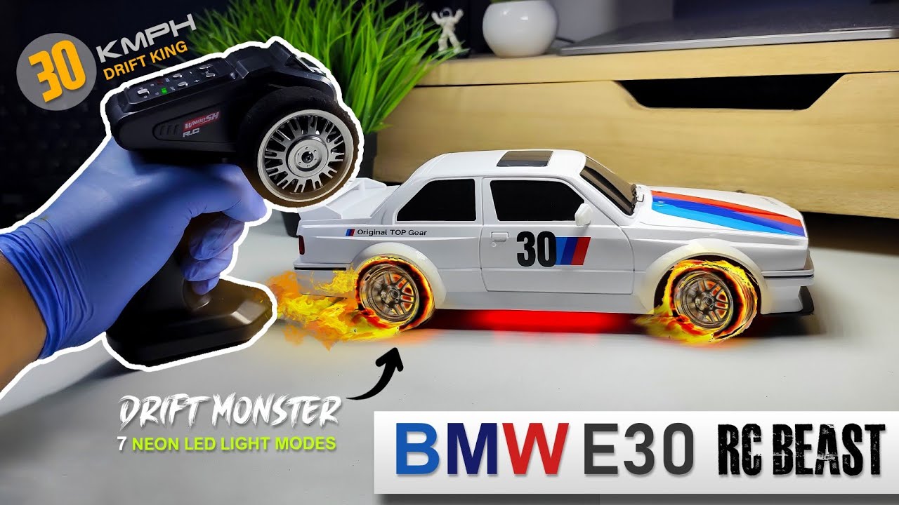 Unboxing BMW E30 Retro RC Drift Car 🚗💨 | Best Rc Drift Car on Flipkart & Amazon ✨ 30KMPH Retro Drift