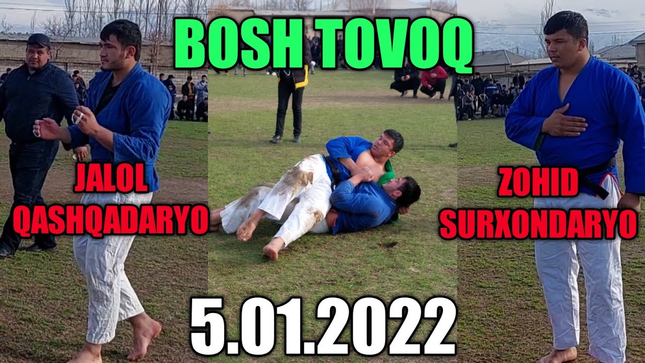 ZOXID VA JALOL KURASHDI QASHQADARYODA KATTA TUY KURASH 5.01.2022