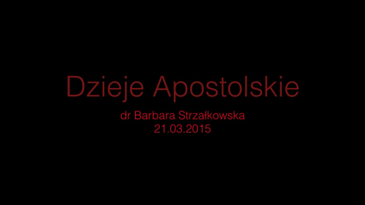 Dzieje Apostolskie