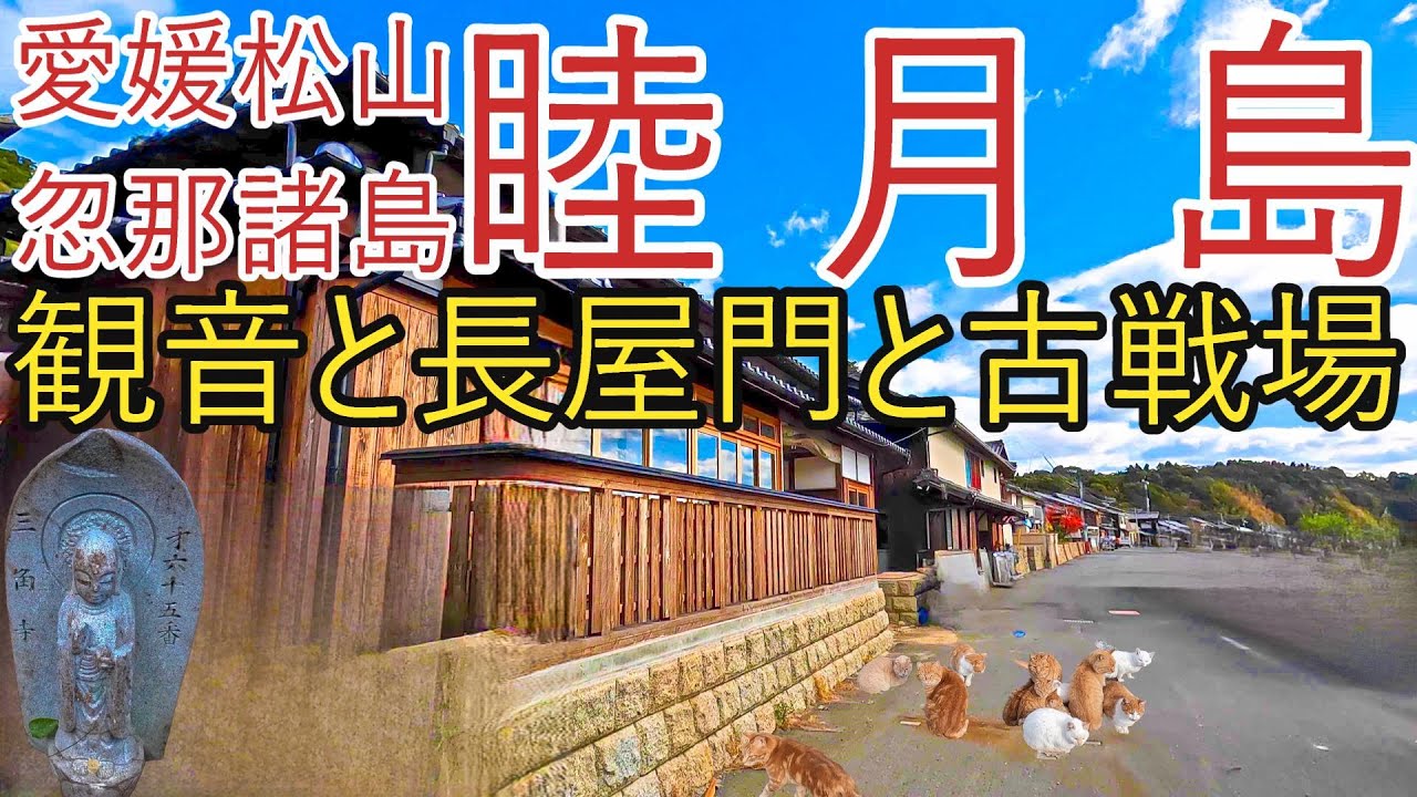 【睦月島】過疎化に耐え蜜柑と観音様が支える長屋門の古民家群