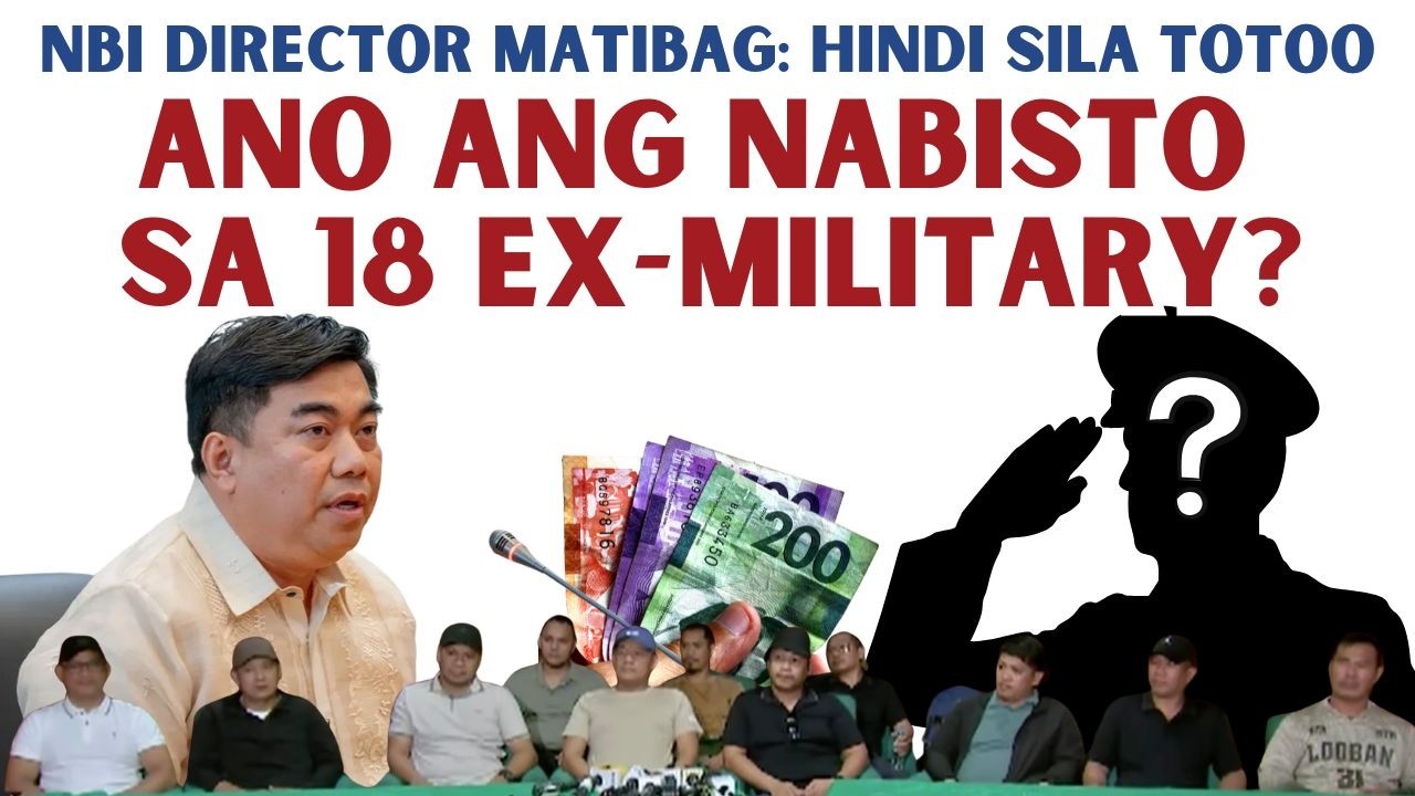 NBI MAY NABUKING NA MGA 18 EX-MILITARY