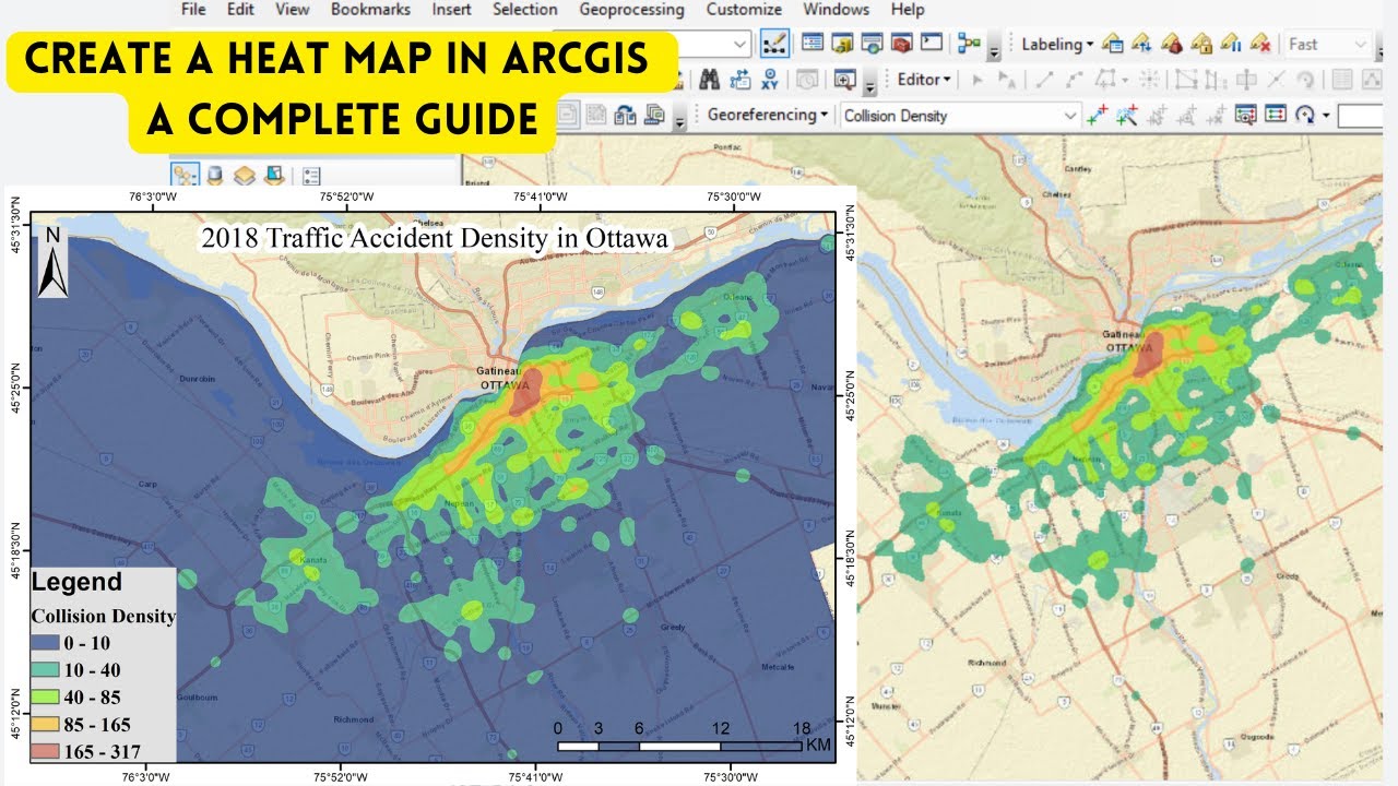 Полное руководство по использованию тепловой карты ArcGIS