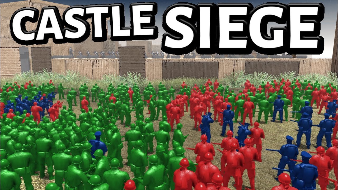 Toy Castle Siege ! 3rd ATTACK - Army Men OF War - Besieged