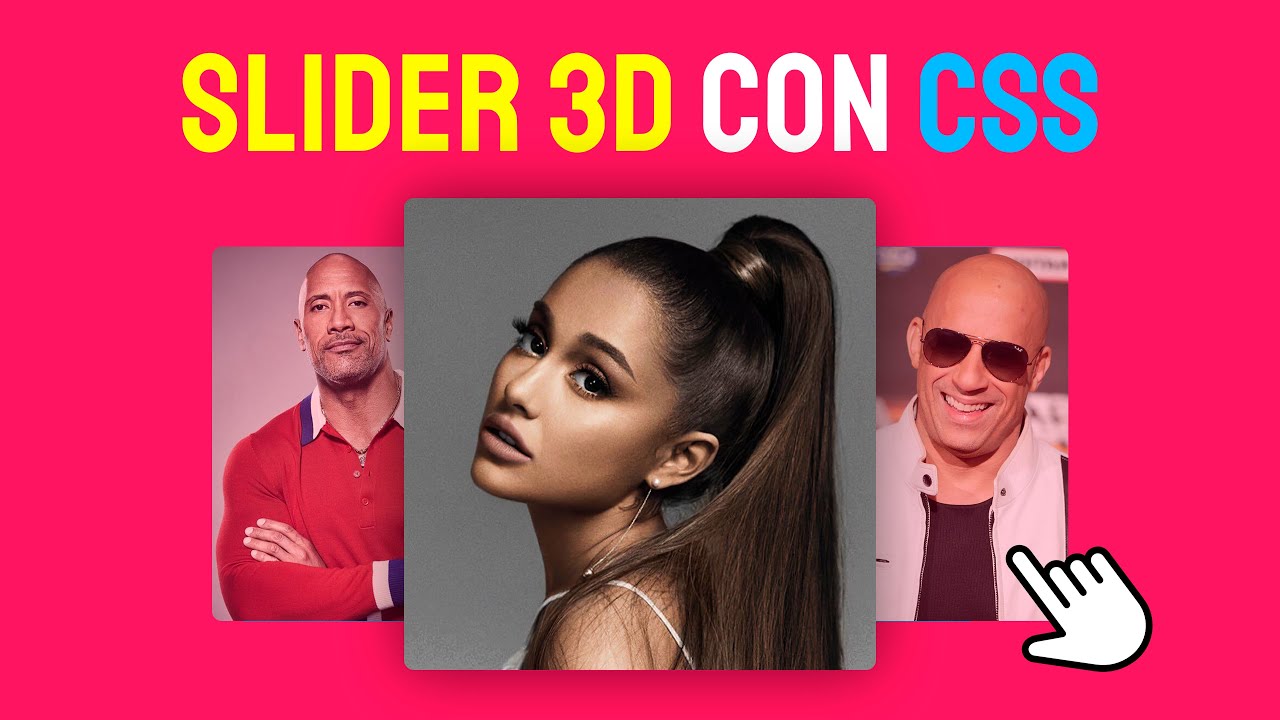 Como hacer SLIDER 3D con CSS PURO!!!